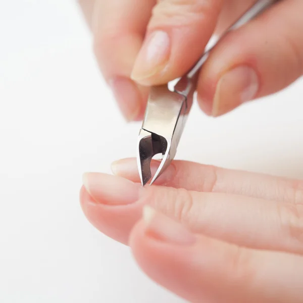 Manicure em close-up — Fotografia de Stock