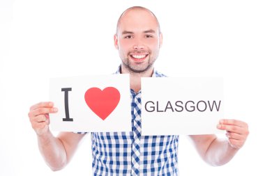 Adam şehir ile imzalamak glasgow.