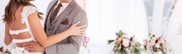 Beautiful Bride Groom Wedding Day — Stock Photo, Image