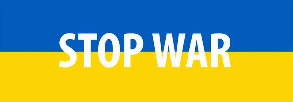 Stop Wojnie Ukrainie — Zdjęcie stockowe