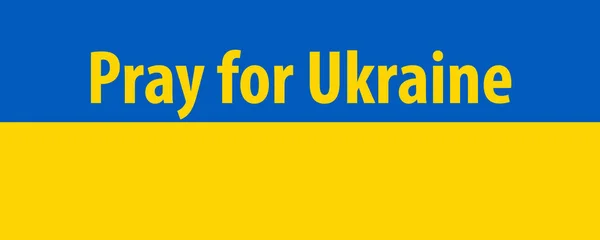 Fermare Guerra Ucraina Pregate Ucraina — Foto Stock