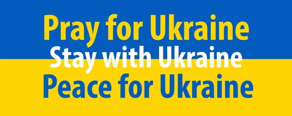 Stoppt Den Krieg Der Ukraine Betet Für Die Ukraine — Stockfoto