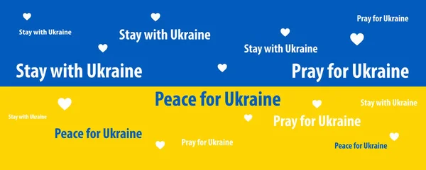 Stop Oorlog Oekraïne Bid Voor Oekraïne — Stockfoto