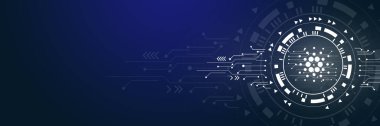 Soyut finans kripto para birimi dijital engelleme arkaplanı
