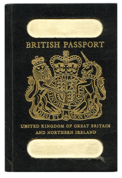 Old British Passport — Stock Photo, Image