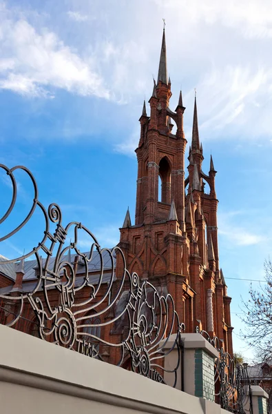 Gereja Katolik Roma di Samara, Rusia — Stok Foto