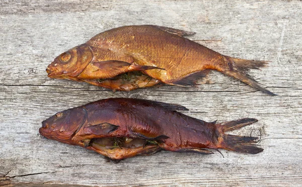 Homemade smoked fish — Stock Photo, Image