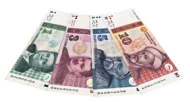 kağıt para birimi fatura Tacikistan açılı