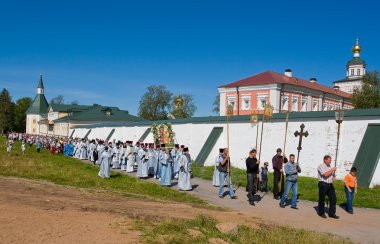 valday, Rusya Federasyonu - Ağustos 10: yıllık kutsal dini processio