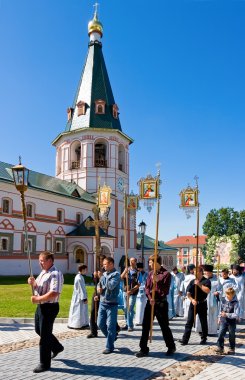 valday, Rusya Federasyonu - Ağustos 10: yıllık kutsal dini processio