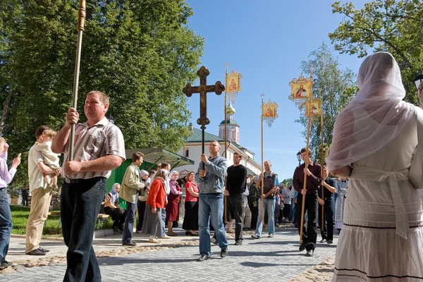 Valday, 러시아-8 월 10: 연간 신성한 종교 processio — 스톡 사진