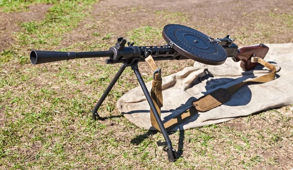 Szovjet könnyű géppuska (Degtyarev) (Dp 27) (a modell 1940) — Stock Fotó