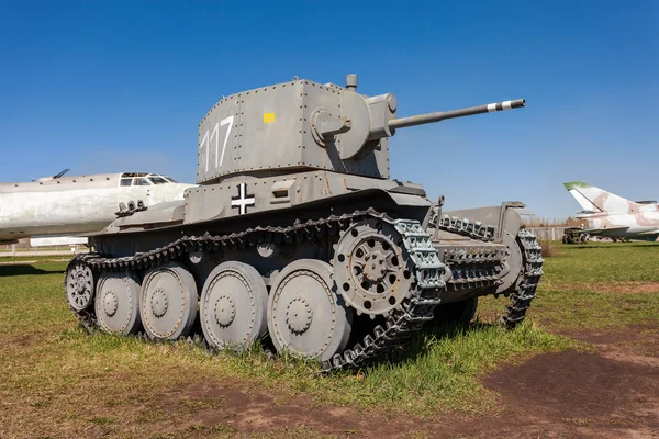 Starý český tank Lt vz. 38 - Pzkpfw 38 (t.) — Stock fotografie