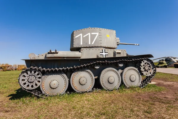 Starý český tank Lt vz. 38 - Pzkpfw 38 (t.) — Stock fotografie