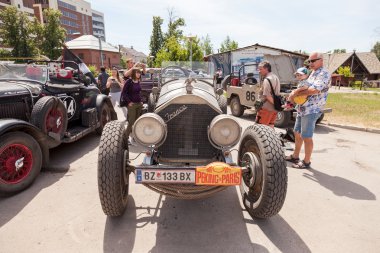 Samara, Rusya Federasyonu - 16 Haziran: retro-araba ralli 