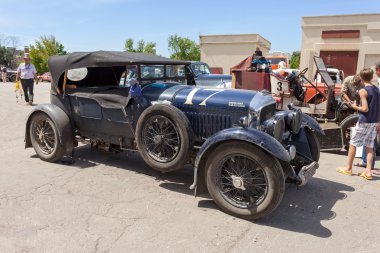 Samara, Rusya Federasyonu - 16 Haziran: retro-araba ralli 