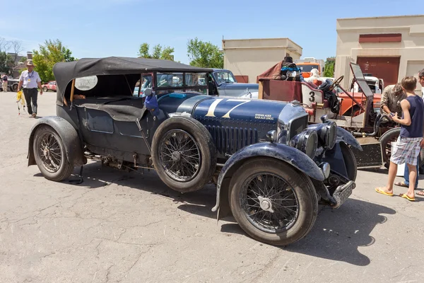 SAMARA, RUSSIA - JUNE 16: Rally of retro-cars " Peking-Paris 201 Stock Photo