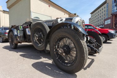 Samara, Rusya Federasyonu - 16 Haziran: retro-araba ralli 