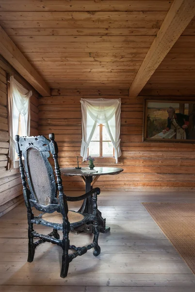 L'interno del museo Suvorov in Konchanskoe-Suvorovskoye — Foto Stock