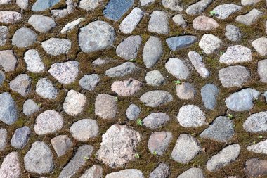 arka plan olarak eski asfalt karayolu