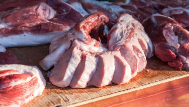 çiğ kıyılmış et satışında yerel pazar için hazır