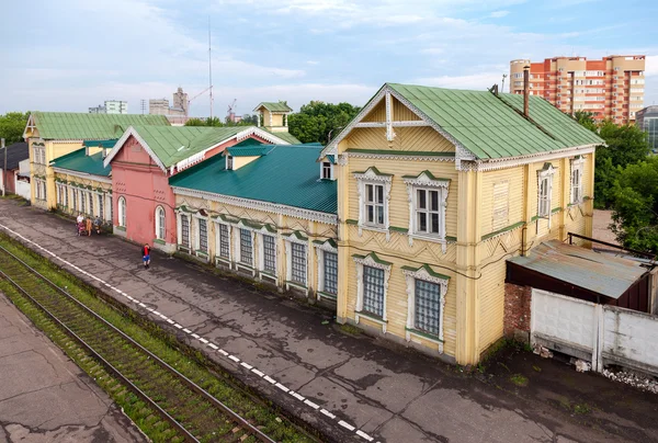 IVANOVO, RUSSIA - JUNE 29, 2013: View of railway station in city — Stock Photo, Image