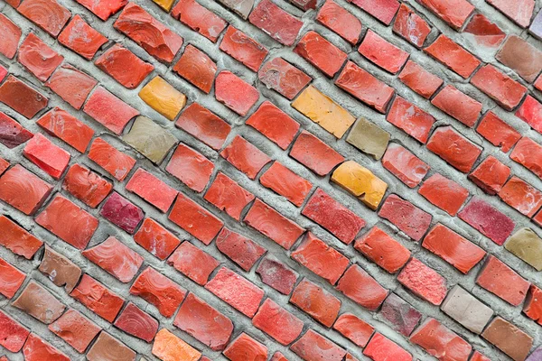 Fondo de mosaico abstracto en tono rojo — Foto de Stock