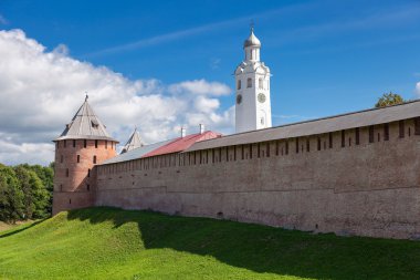 Rusya novgorod kremlin duvarları. 1044 kuruldu.