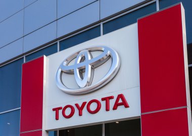 Samara, Rusya - ö. 19 Nisan 2014: Office amblem toyota