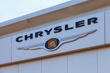 Samara, Rusya Federasyonu - 24 Nisan 2014: chrysler otomobil bayii si