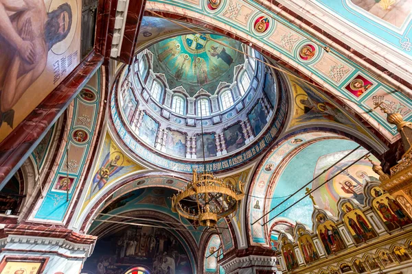 Zaraysk Rússia Julho 2021 Interior Catedral Ortodoxa Decapitação João Batista — Fotografia de Stock