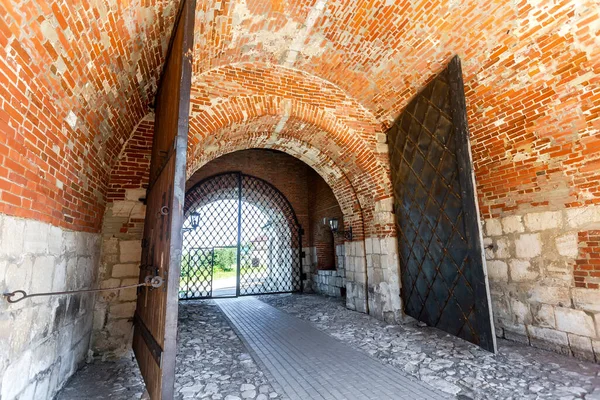 Dentro Medieval Nicholas Gate Tower Kremlin Zaraysk Rússia — Fotografia de Stock