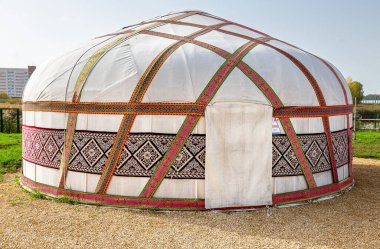 Samara, Russia - September 25, 2021: Ethnocultural complex 