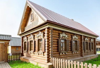 Samara, Russia - September 25, 2021: Ethnocultural complex 