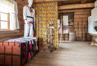 Samara, Russia - September 25, 2021: Ethnocultural complex 