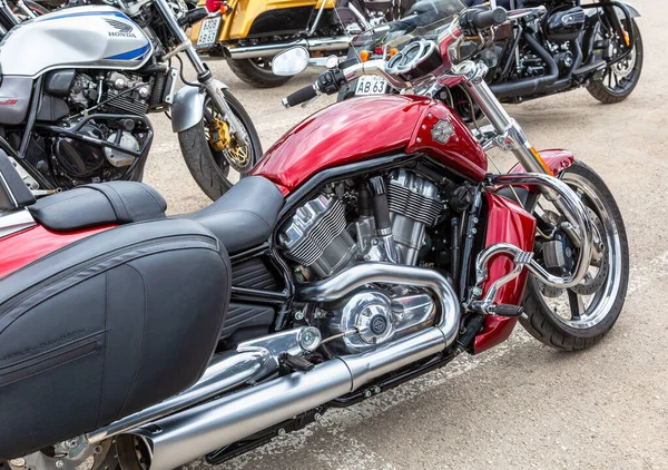 Самара Росія Травня 2019 Мотоцикли Harley Davidson Міській Вулиці — стокове фото