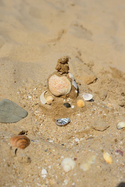 Pyramid of sand — Stock Photo, Image