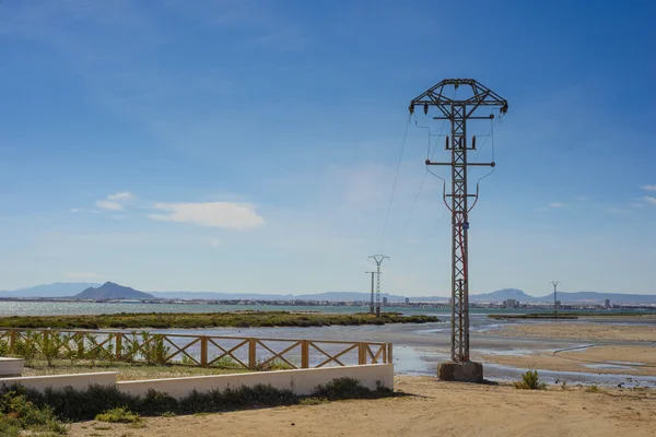 High voltage pole — Stock Photo, Image