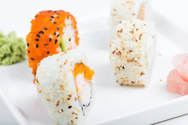 Sushi on the plate — Stock Photo, Image