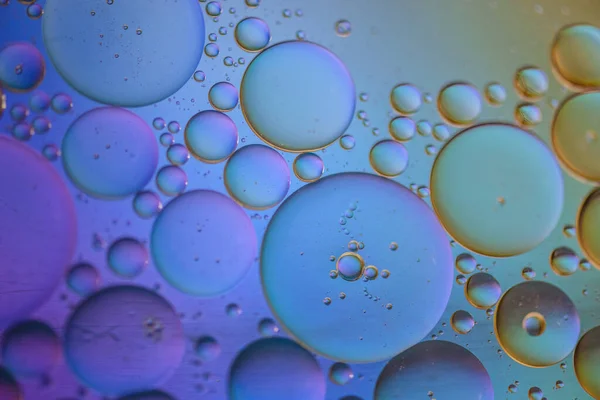 Óleo Cai Água Abstrato Imagem Padrão Psicodélico Multicolorido Fundo Abstrato — Fotografia de Stock