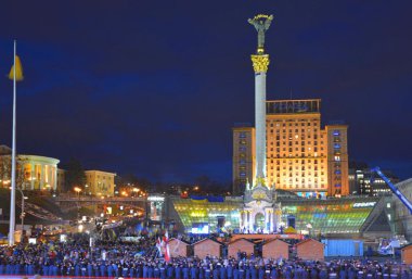Majdan Nezalezhnosti. Kiev. Ukraine. Independence sguare . MAIDAN. Kyiv. Майдан Незалежности. Киев, Украина