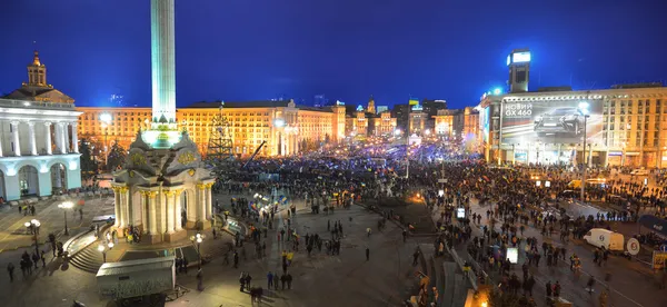 Staking op het Onafhankelijkheidsplein in kiev — Stockfoto