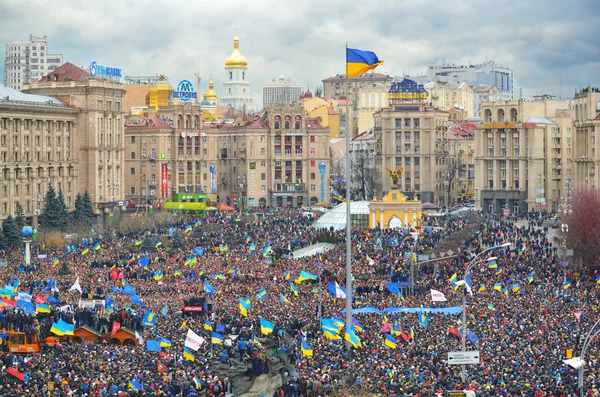 Strike på Självständighetstorget i kiev — Stockfoto