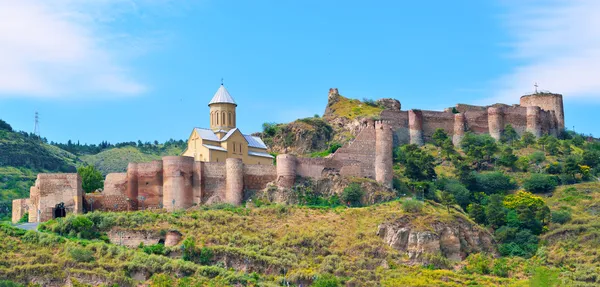 Antiga fortaleza Narikala em Tbilisi — Fotografia de Stock