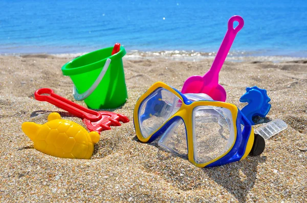 Zabawki dla dzieci plaży — Zdjęcie stockowe