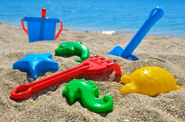 Bebé juguetes de playa — Foto de Stock