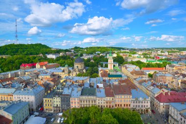 Lviv şehir manzarası