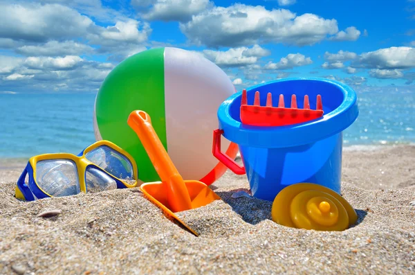 Baby beach toys — Stock Photo, Image