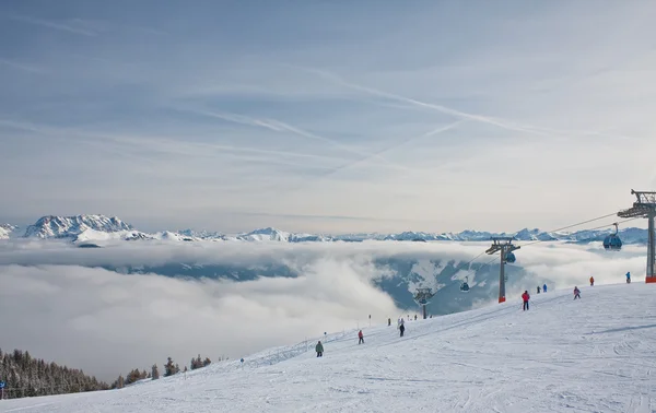 Ski resort zell am bakın. Avusturya — Stok fotoğraf