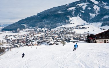 Ski resort kaprun - maiskogel. Avusturya